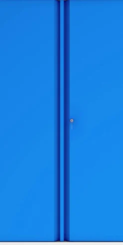 Phoenix SC Kast Staal 4 Planken Afsluitbaar 1.000 x 500 x 1.900 mm Grijs, blauw