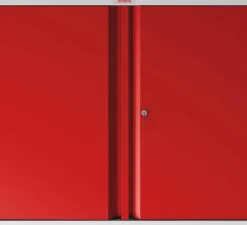 Phoenix SC Kast Staal 1 Plank Afsluitbaar 1.000 x 500 x 1.000 mm Grijs, rood