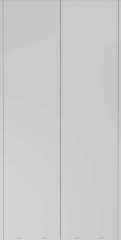 Phoenix SCL Series Draaideurkast Staal 4 Planken Afsluitbaar 915 x 370 x 1.830 mm Blauw, grijs