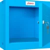 Phoenix Staal Garderobekast 1 Deurs Sleutelslot 400 x 400 x 365 mm Blauw