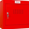 Phoenix Staal Garderobekast 1 Deur Sleutelslot 400 x 400 x 365 mm Rood