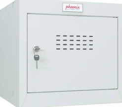 Phoenix Staal Garderobekast 1 Deur Sleutelslot 400 x 400 x 365 mm Grijs
