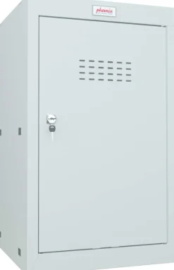 Phoenix Staal Garderobekast 1 Deur Sleutelslot 400 x 400 x 665 mm Grijs