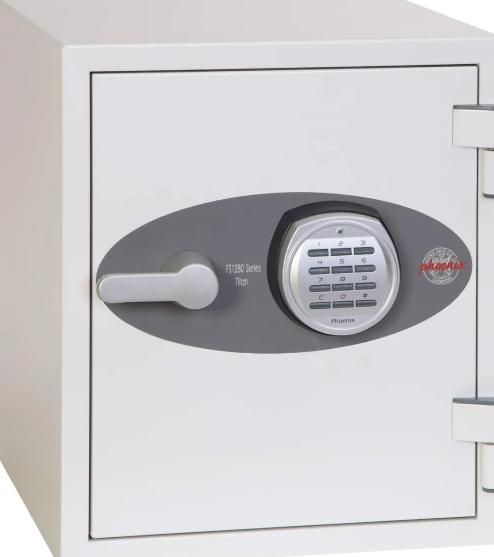 Phoenix Titan Brandwerende kluis Elektronisch slot 25 L FS1282E Wit