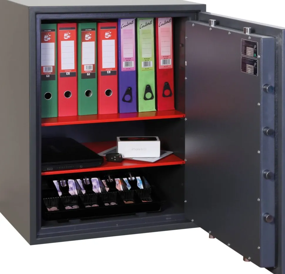 Phoenix Veiligheidskluis met Sleutelslot HS1054K 184L 840 x 650 x 550 mm Grijs