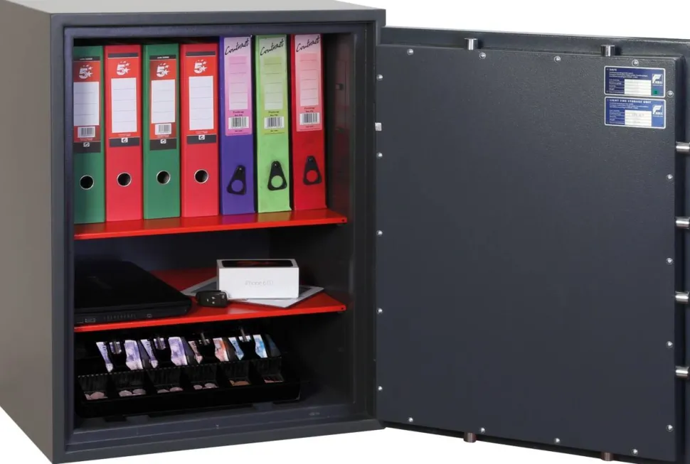 Phoenix Veiligheidskluis met Sleutelslot HS1054K 184L 840 x 650 x 550 mm Grijs