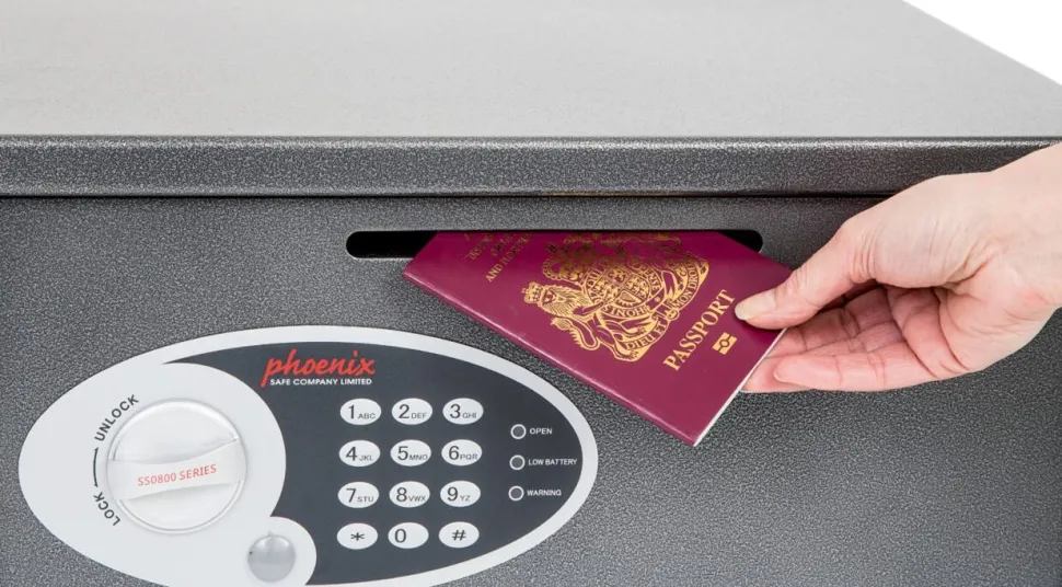 Phoenix Vela Home Afstortkluis Elektronisch slot 17 L SS0802ED Grijs