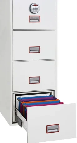 Phoenix World Class Vertical Fire File Archiefkast Elektronisch slot 51 FS2274E Wit