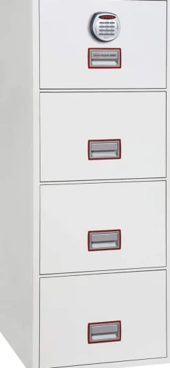 Phoenix World Class Vertical Fire File Archiefkast Elektronisch slot 49 L FS2254E Wit