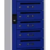 Postvakkenkast OPK 180 Blauw, Wit 400 x 500 x 1800 mm 15 deurs
