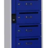 Postvakkenkast OPK 180 Blauw, Wit 400 x 500 x 1800 mm 10 deurs