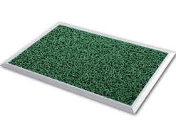 PROFESSIONAL LINE droogloopmat Hygienic Aluminium, Vinyl groen 980 x 680 mm