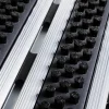 PROFESSIONAL LINE Entreemat Profi Brush Aluminium, nylon Zwart, zilver 800 x 500 mm