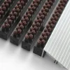 PROFESSIONAL LINE Entreemat Profi Brush Aluminium, nylon Bruin 600 x 400 mm