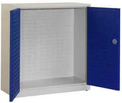 Roldeurkast DMAED 106 Blauw. Wit 1000 x 450 x 1060 mm