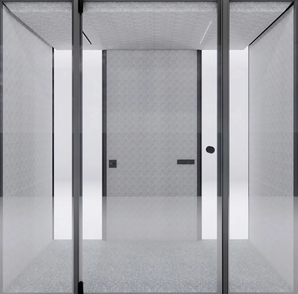 Schaffenburg Akoestische kantoorcabine SOS-2.0-SPR-POD-M-ZW Zwart