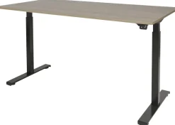 Schaffenburg Dextro Basic Zit-sta-bureau Rechthoekig Eiken T-Voet 1.800 (B) x 900 (D) x 705 (H) mm Melamine