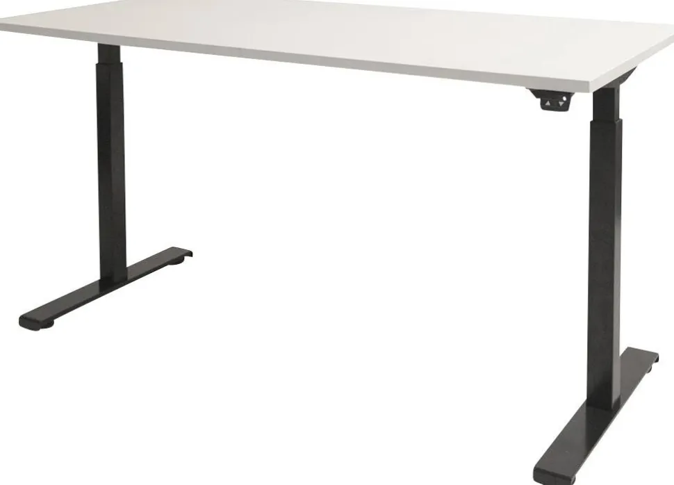 Schaffenburg Dextro Basic Zit-sta-bureau Rechthoekig T-Voet 1.400 (B) x 800 (D) x 705 (H) mm Melamine