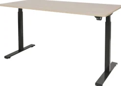 Schaffenburg Dextro Basic Zit-sta-bureau Rechthoekig Eiken T-Voet 1.200 (B) x 800 (D) x 705 (H) mm Melamine