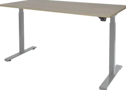 Schaffenburg Dextro Basic Zit-sta-bureau Rechthoekig Eiken T-Voet 1.800 (B) x 800 (D) x 705 (H) mm Melamine