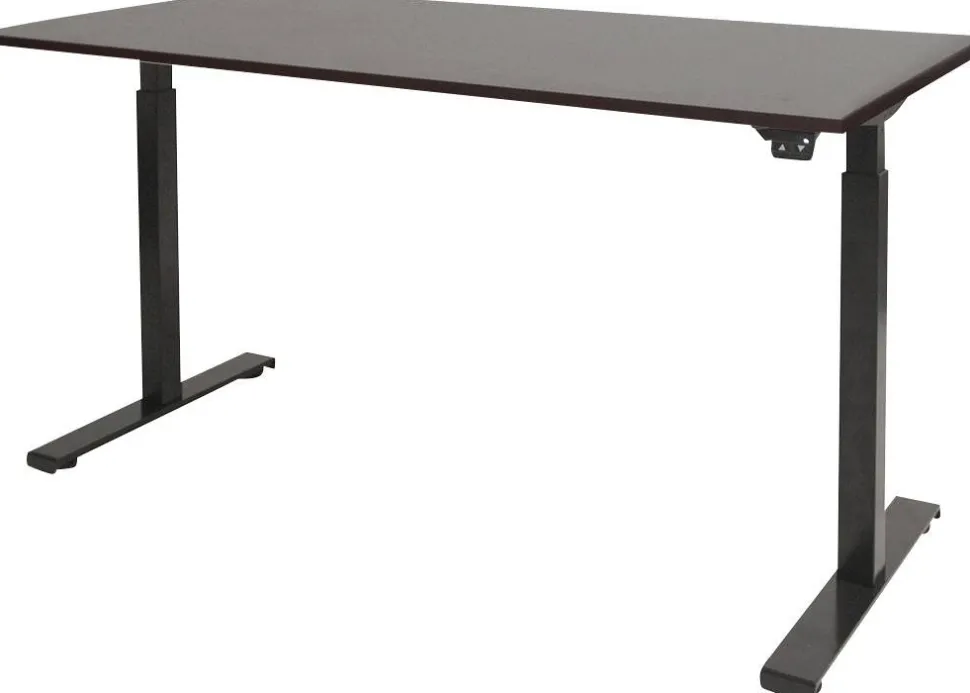 Schaffenburg Dextro Basic Zit-sta-bureau Rechthoekig Eiken T-Voet 1.800 (B) x 800 (D) x 705 (H) mm Melamine