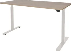Schaffenburg Dextro Basic Zit-sta-bureau Rechthoekig Kersen T-Voet 1.800 (B) x 900 (D) x 705 (H) mm Melamine