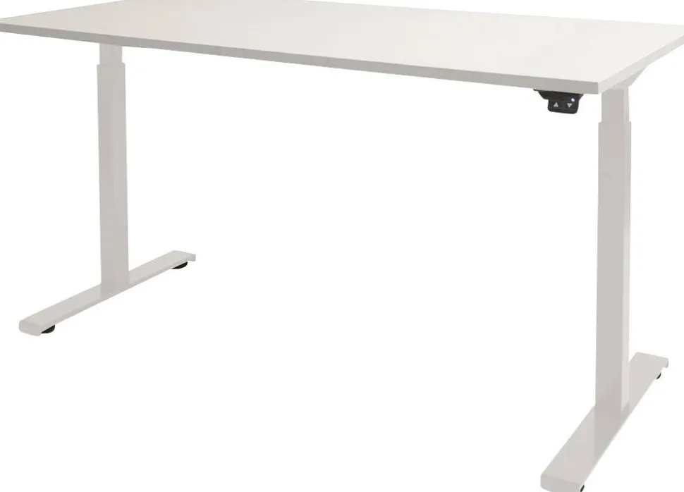 Schaffenburg Dextro Basic Zit-sta-bureau Rechthoekig T-Voet 1.800 (B) x 800 (D) x 705 (H) mm Melamine