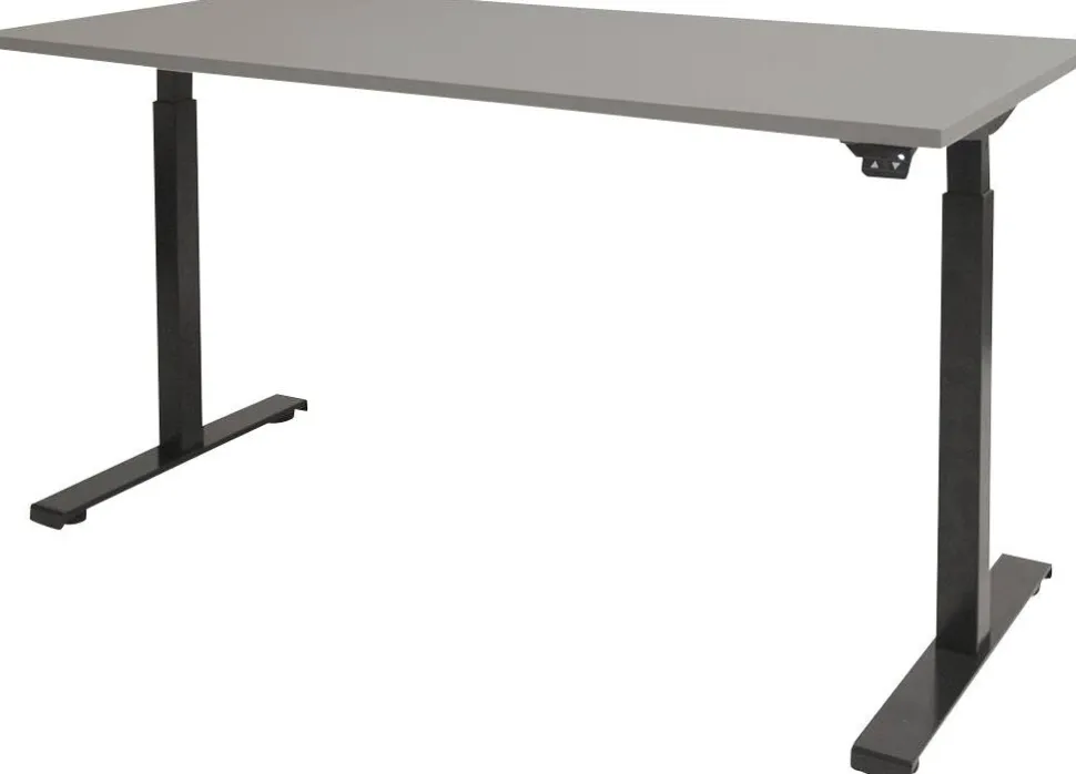 Schaffenburg Dextro Basic Zit-sta-bureau T-Voet 1.600 (B) x 800 (D) x 705 (H) mm Melamine