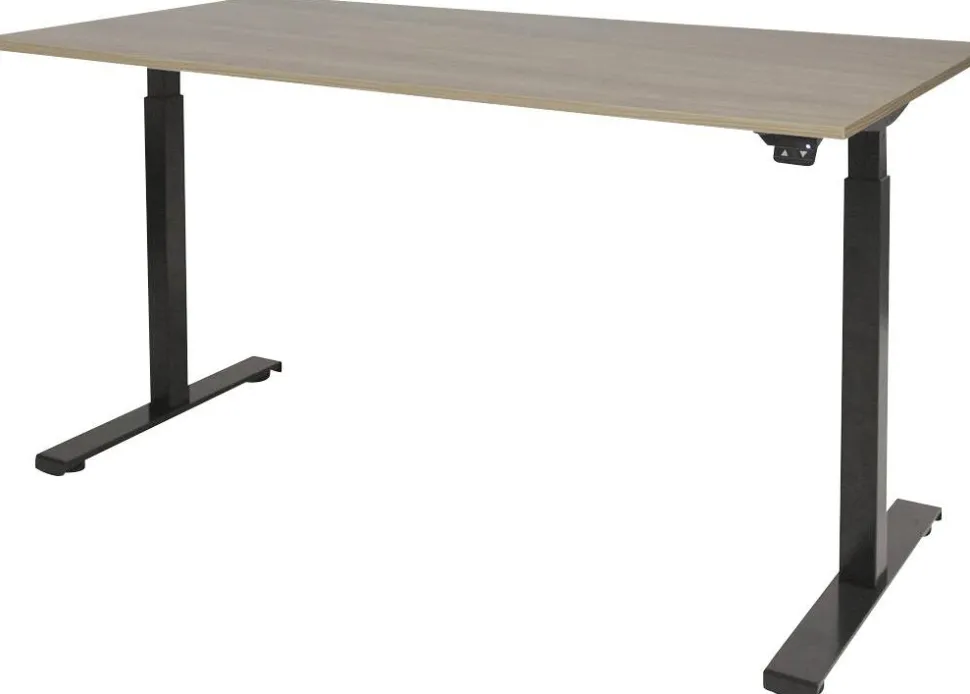 Schaffenburg Dextro Basic Zit-sta-bureau Eiken T-Voet 1.600 (B) x 800 (D) x 705 (H) mm Melamine