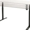 Schaffenburg Dextro Basic Zit-sta-bureau Rechthoekig Kersen T-Voet 1.800 (B) x 900 (D) x 705 (H) mm Melamine