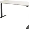 Schaffenburg Dextro Basic Zit-sta-bureau Rechthoekig T-Voet 1.800 (B) x 900 (D) x 705 (H) mm Melamine