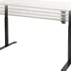Schaffenburg Dextro Basic Zit-sta-bureau Rechthoekig T-Voet 1.200 (B) x 800 (D) x 705 (H) mm Melamine