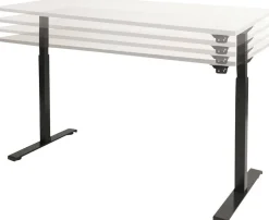 Schaffenburg Dextro Basic Zit-sta-bureau Rechthoekig T-Voet 1.800 (B) x 800 (D) x 705 (H) mm Melamine