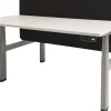 Schaffenburg Dextro Plus Duo Zit-sta-bureau Rechthoekig H-Frame 1.200 (B) x 800 (D) x 645 (H) mm Melamine