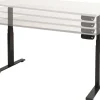 Schaffenburg Dextro Plus Zit-sta-bureau Rechthoekig T-Voet 1.800 (B) x 900 (D) x 645 (H) mm Melamine