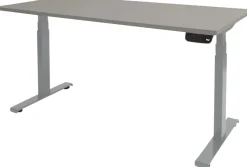 Schaffenburg Dextro Plus Zit-sta-bureau Rechthoekig T-Voet 1.400 (B) x 800 (D) x 645 (H) mm Melamine