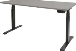 Schaffenburg Dextro Plus Zit-sta-bureau Rechthoekig T-Voet 1.200 (B) x 800 (D) x 645 (H) mm Melamine
