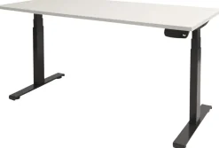 Schaffenburg Dextro Plus Zit-sta-bureau Rechthoekig T-Voet 1.400 (B) x 800 (D) x 645 (H) mm Melamine
