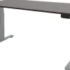 Schaffenburg Dextro Plus Zit-sta-bureau Rechthoekig Eiken T-Voet 1.800 (B) x 800 (D) x 645 (H) mm Melamine