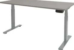 Schaffenburg Dextro Plus Zit-sta-bureau Rechthoekig T-Voet 1.600 (B) x 800 (D) x 645 (H) mm Melamine