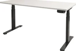 Schaffenburg Dextro Plus Zit-sta-bureau Rechthoekig T-Voet 1.600 (B) x 800 (D) x 645 (H) mm Melamine