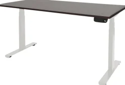 Schaffenburg Dextro Plus Zit-sta-bureau Rechthoekig Eiken T-Voet 1.800 (B) x 900 (D) x 645 (H) mm Melamine