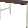 Schaffenburg Dextro Plus Duo Zit-sta-bureau Rechthoekig Eiken H-Frame 1.200 (B) x 800 (D) x 645 (H) mm Melamine