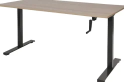 Schaffenburg Dextro Slinger Zit-sta-bureau Rechthoekig Kersen T-Voet 1.400 (B) x 800 (D) x 705 (H) mm Melamine
