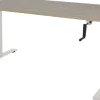 Schaffenburg Dextro Slinger Zit-sta-bureau Rechthoekig Eiken T-Voet 1.400 (B) x 800 (D) x 705 (H) mm Melamine