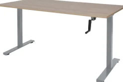 Schaffenburg Dextro Slinger Zit-sta-bureau Rechthoekig Kersen T-Voet 1.800 (B) x 800 (D) x 705 (H) mm Melamine