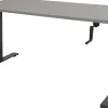 Schaffenburg Dextro Slinger Zit-sta-bureau Rechthoekig T-Voet 1.400 (B) x 800 (D) x 705 (H) mm Melamine