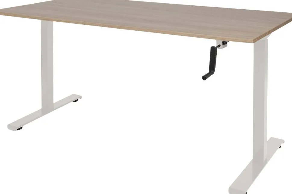 Schaffenburg Dextro Slinger Zit-sta-bureau Rechthoekig Kersen T-Voet 1.400 (B) x 800 (D) x 705 (H) mm Melamine