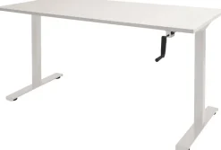 Schaffenburg Dextro Slinger Zit-sta-bureau Rechthoekig T-Voet 1.800 (B) x 800 (D) x 705 (H) mm Melamine