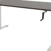 Schaffenburg Dextro Slinger Zit-sta-bureau Rechthoekig Eiken T-Voet 1.400 (B) x 800 (D) x 705 (H) mm Melamine